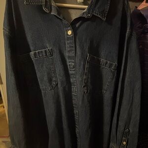 Old Navy Indigo Denim Shirt